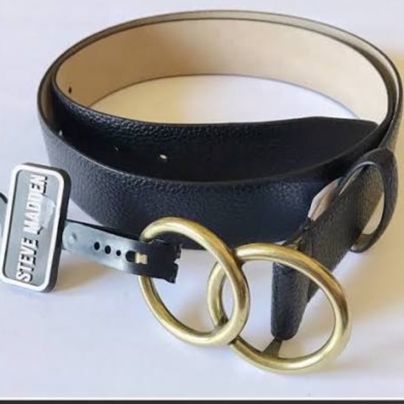 Steve Madden Accessories - Steve Madden Black Pebble Pant Belt